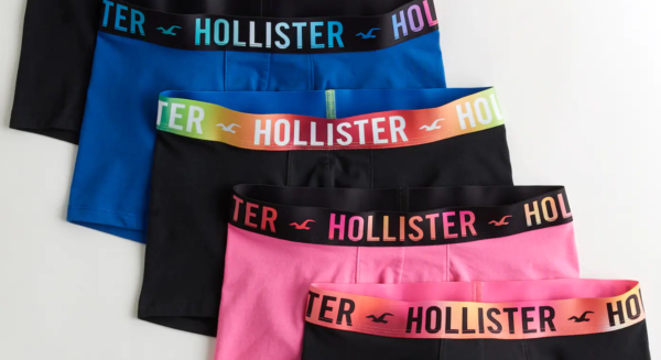 PÁNSKÉ  BOXERKY HOLLISTER -SADA 5 KUSŮ - 011 - Image 4