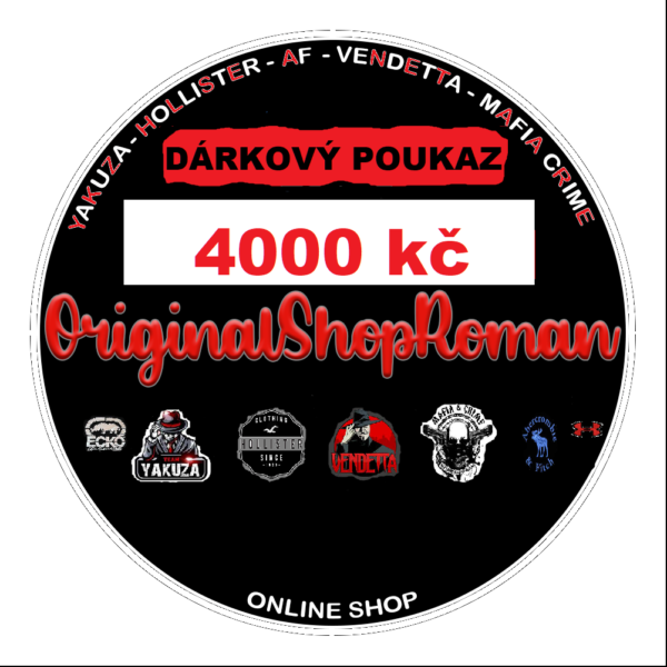 DÁRKOVÝ POUKAZ NA NÁKUP ZBOŽÍ  01- 4000 kč