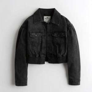 DÁMSKÁ JEANS BUNDA HOLLISTER  - 015